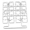 Stainless Steel Cupcake Cone Rack 16 Holes Cupcake Display Stand Ice Cream Cone Holder  Display Use