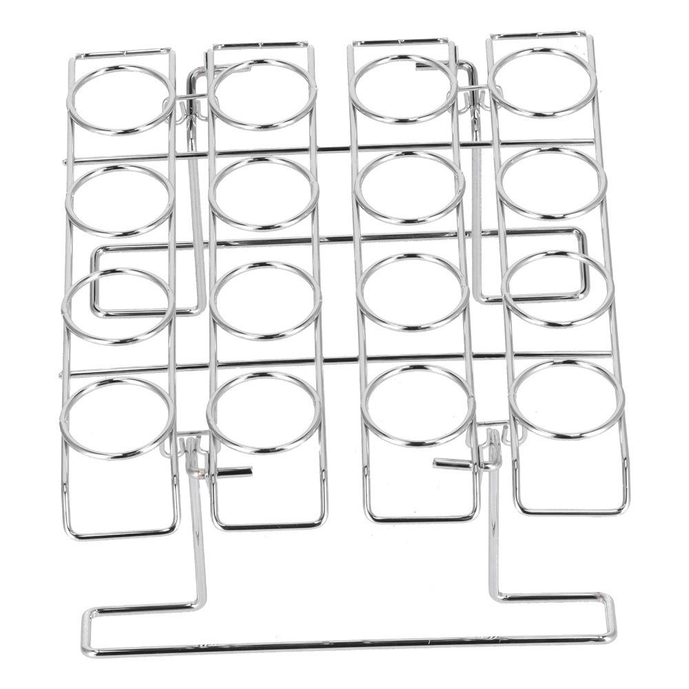 Stainless Steel Cupcake Cone Rack 16 Holes Cupcake Display Stand Ice Cream Cone Holder Display Use
