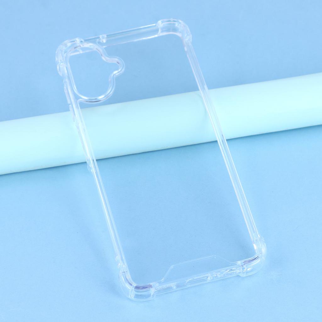 Phone Case For Samsung Galaxy A07 4G/A06 5G/4G TPU+Acrylic 1.5mm Shockproof Clear Back Cover