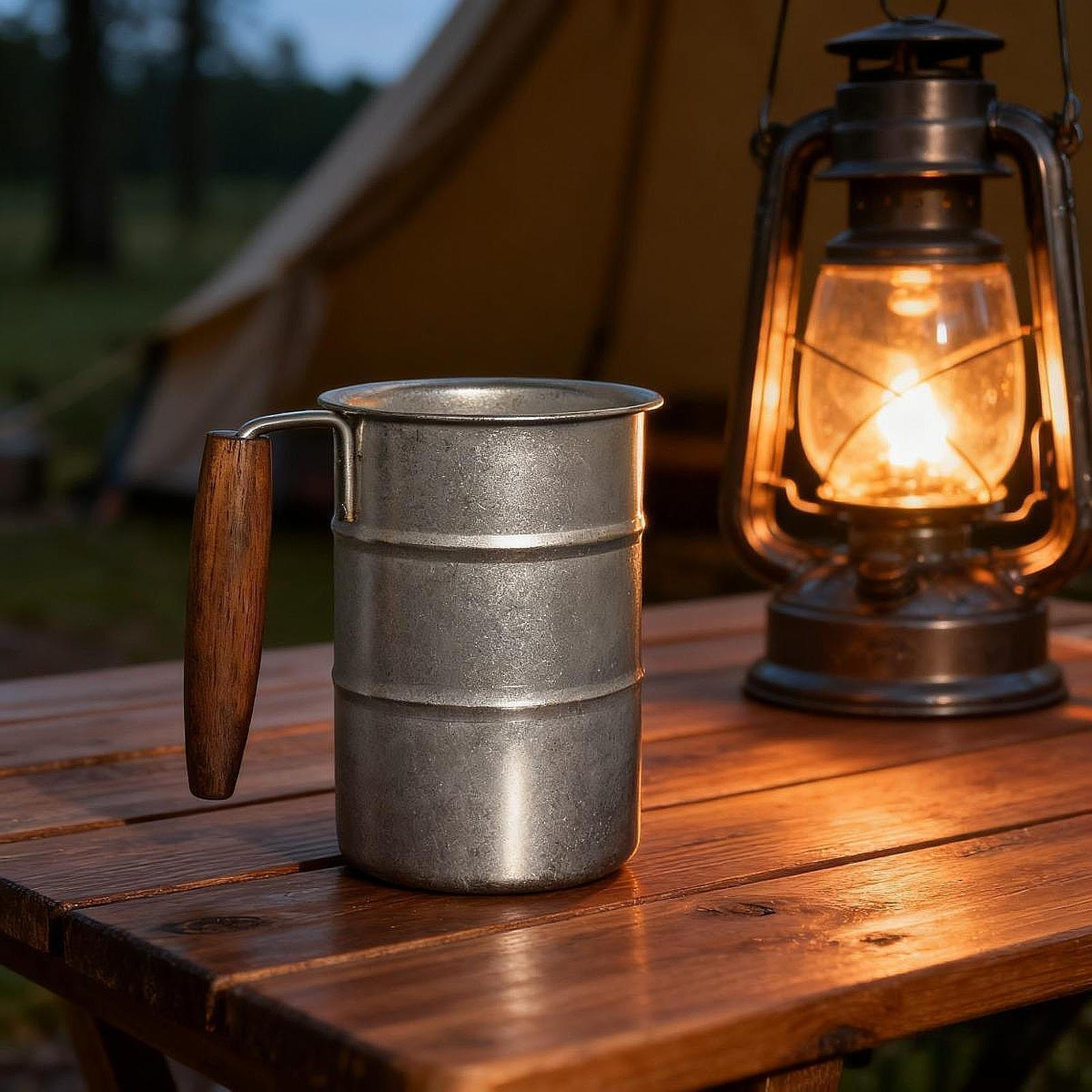 

Coffee Mug Outdoor Hiking Cup Drinkware Vintage Portable Milk Camping for Campsite Home