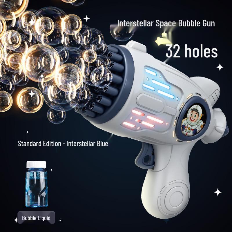 Hot-Selling Automatic Luminous Gatling Bubble Gun - Perfect Toy for Kids