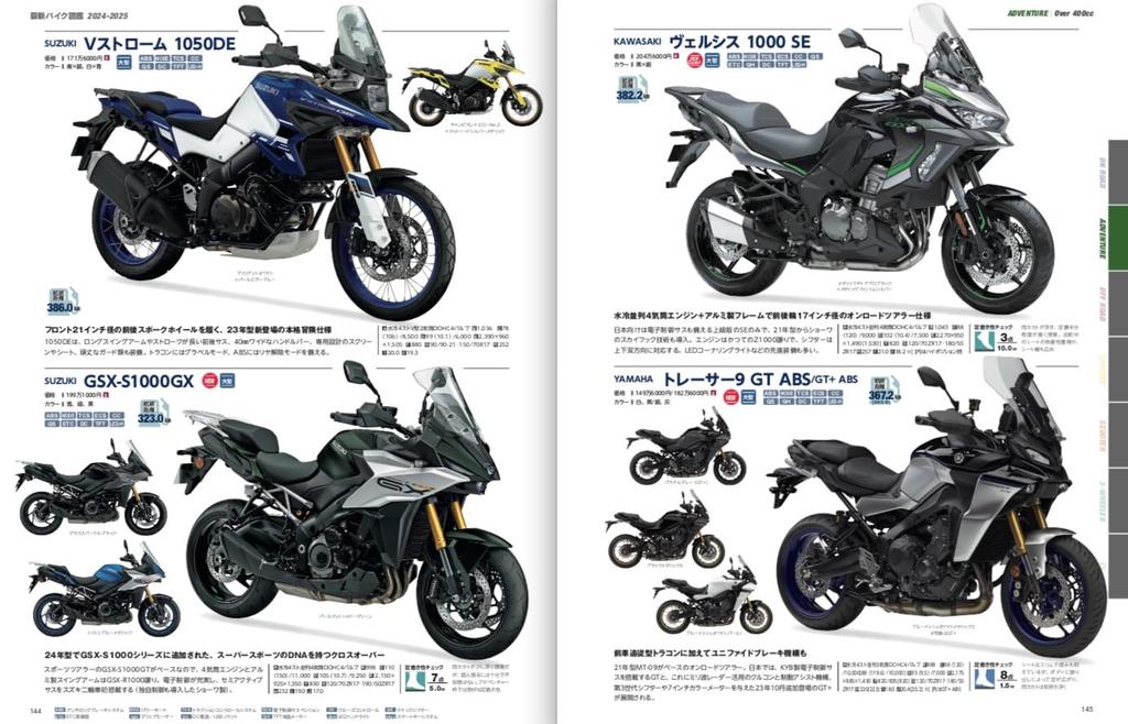 Latest Motorcycle Encyclopedia Media Mook 2024-2025 (Yaesu 871)