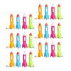 10pcs Bright Flashlight Keychain Mini LED Keychain Portable Kids Flashlights  Camping