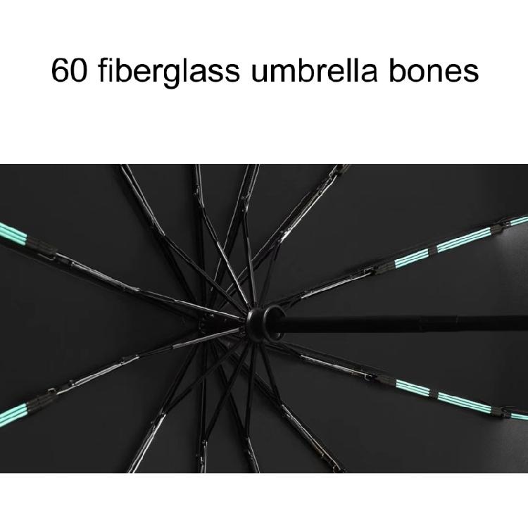 60 Rib Umbrella with Easy Auto Open/Close Feature Sun Rain Protective Umbrellas Automatic Fold