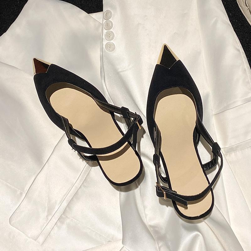 Fashion Shallow-mouthed Fashion Heels New Non-slip Versatile Sandals for Spring/summer 2025