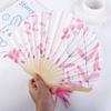 Japanese Shell Fan Summer Folding Silk Fan Chinese Retro Portable Women Bamboo Dance Fans Mini Wedding Gift Hand Fans Home Decor
