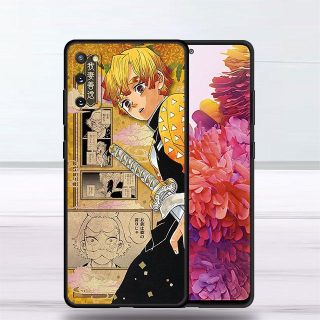 Husa pentru Samsung Galaxy S22 Ultra S20 FE S21 Plus S10 Lite S10e S9 S8 S7 Husa de telefon din silicon Funda moale Demon Slayer Art Fundas