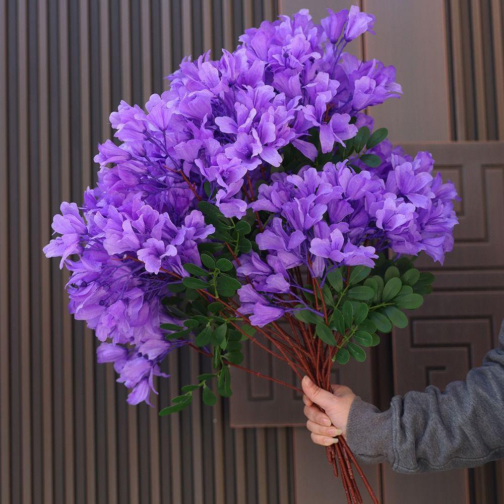 Blue Jacaranda Simulation Flower Hanging Simulation Wedding Hall Decoration Flower Material Landscape Hanging Flower Arrangement