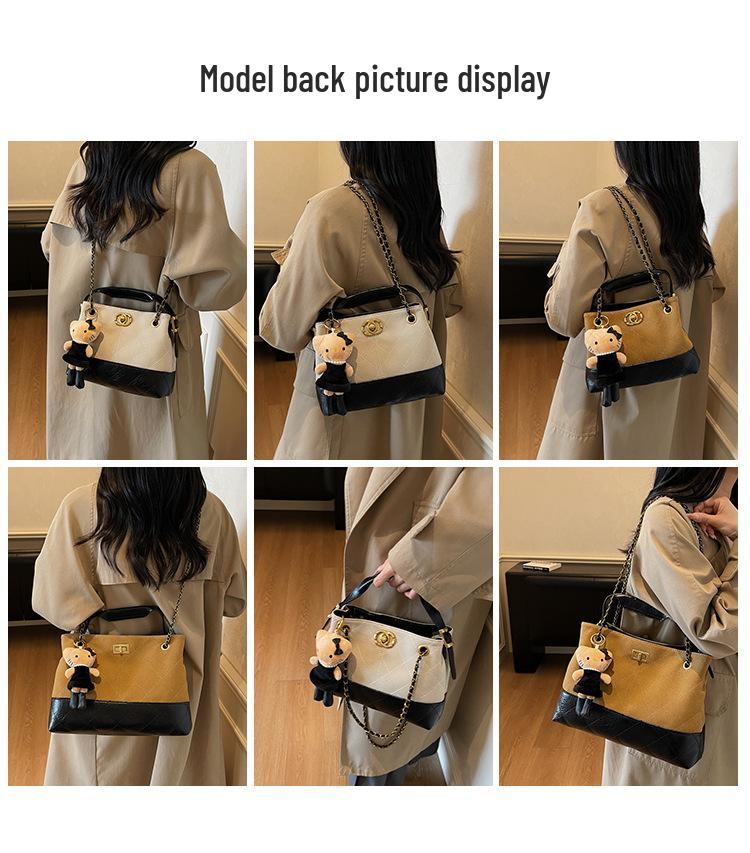 Autumn 2025 Large Capacity Women's Chain Crossbody Shoulder Bag - Fashionable Commute Bag