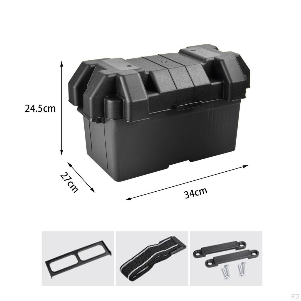 Battery Holder with Handle for Outdoor Use