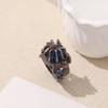 Huajie Cosplay Rings Spider Climbing Zircon Colorful Flower Creative Women's Ring Party  Trend