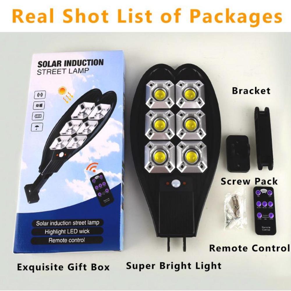 10000w Super Bright Outdoor Solar Lamp Waterproof Ultra Wide Lighting Street Light Human Induction Motion Sensor Yard Wall Light