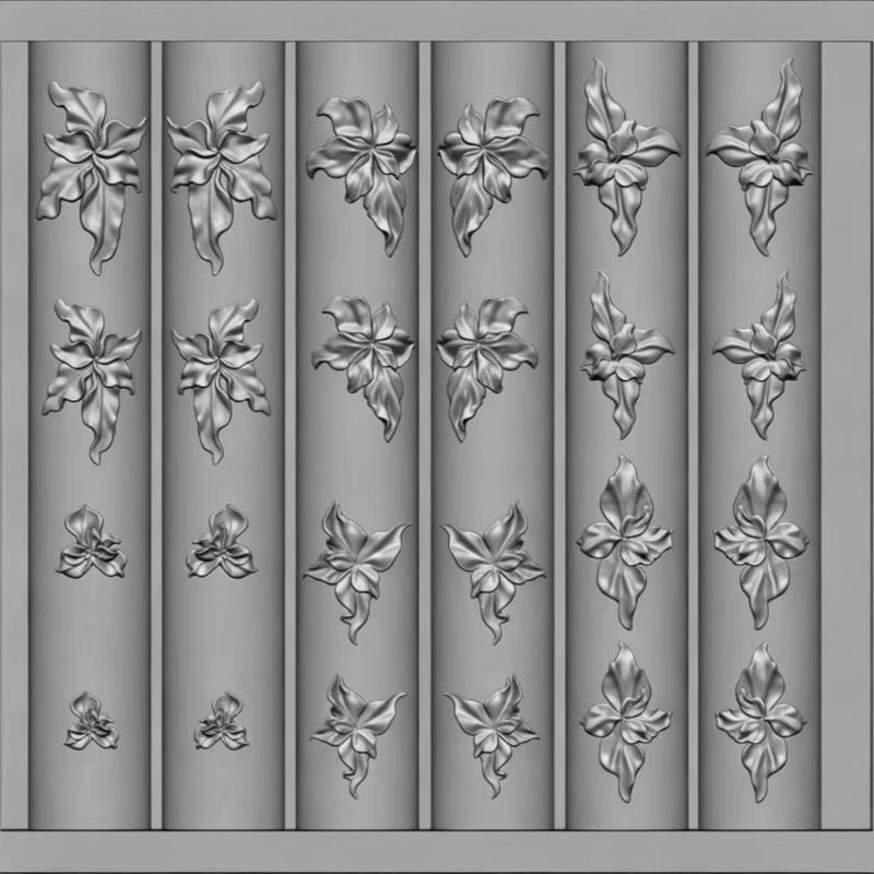 1/2Pcs  Ice Flower Nail Silicone Mold Cute Lily Clear 3D Gel Nail Resin Epoxy Modeling Template