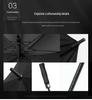 Automatic Long-Handle Windproof Golf Umbrella - Full Fiber, Large, Customizable for Business Gifts.