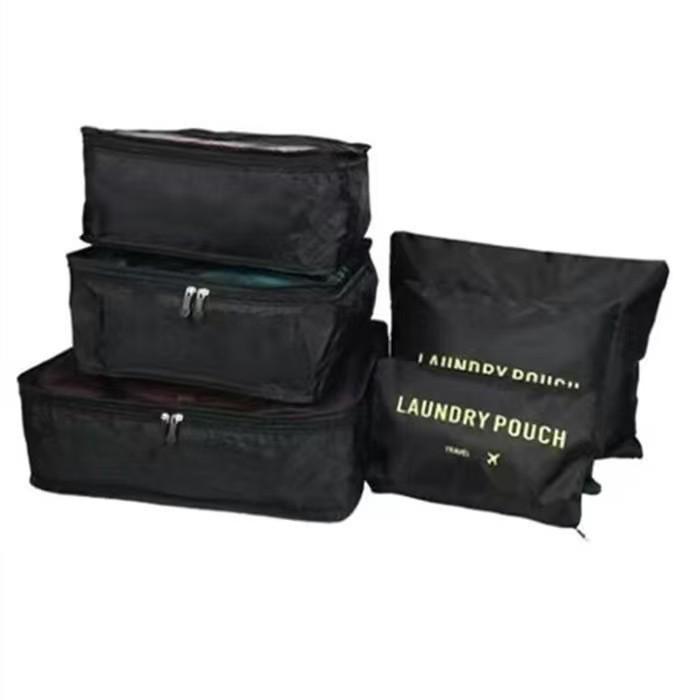 

Travel Storage Set: Six-Piece Toiletry and Wardrobe Organizer with Logo Support 40x30x12 cm