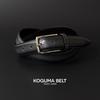 [KOGUMA BELT] Koguma Belt Men's Business Dress Belt, Gentleman's Belt, Suit Belt, Cowhide Leather, Genuine Leather, 30mm Width (3cm Width), Free