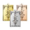 LIKGREAT 1 szt. Retro Wisiorek z Kartami Tarota Stal Nierdzewna Arkana Wielkie Amulet do Wróżenia na Bransoletkę Naszyjnik Biżuterię Hurtownia