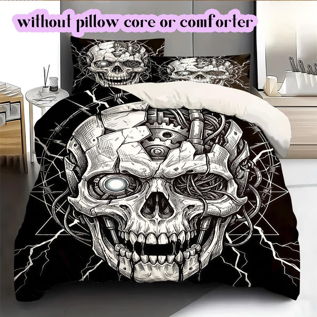 Thorn items Pattern Bedding Quilt Set Quilt Cover Pillowcase Home Decoration Birthday Gift (1 * duvet cover + 2 * pillowcase, without core)