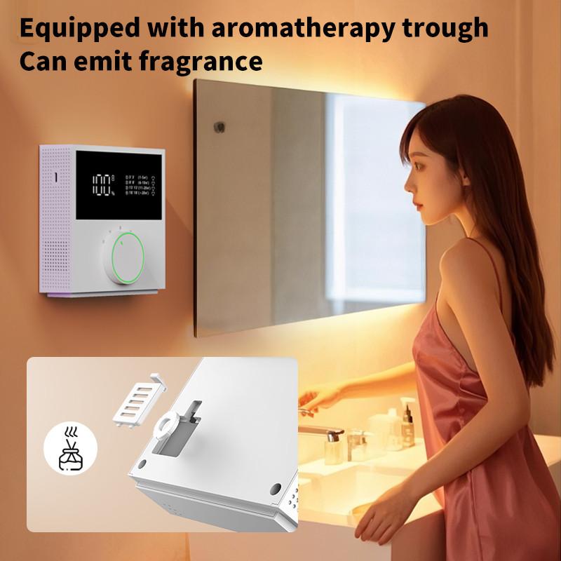 Rechargeable Negative Ion Air Purifier Toilet Odor Removal Household Formaldehyde Removal Equipment Wall Mounted Air Purifier