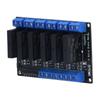 Durable 6 Channel Solid State Relay Module High Level Trigger 12V High Voltage Trigger DC Control Module Electrical Equipment