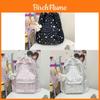 Youthful Candy Color Backpack For School With Oxford Fabric And Laptop Storage