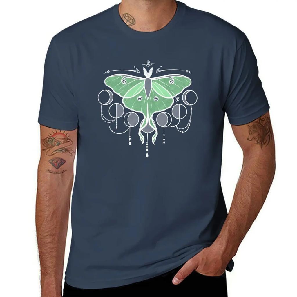 Midnight Luna Moth - Green T-Shirt Personalized t-shirt shirts graphic new gifts and t-shirts anime shirt luxury clothes men