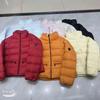 Small scissors European ribs stand-up collar down jacket women's winter new loose white duck down hooded warm jacket
