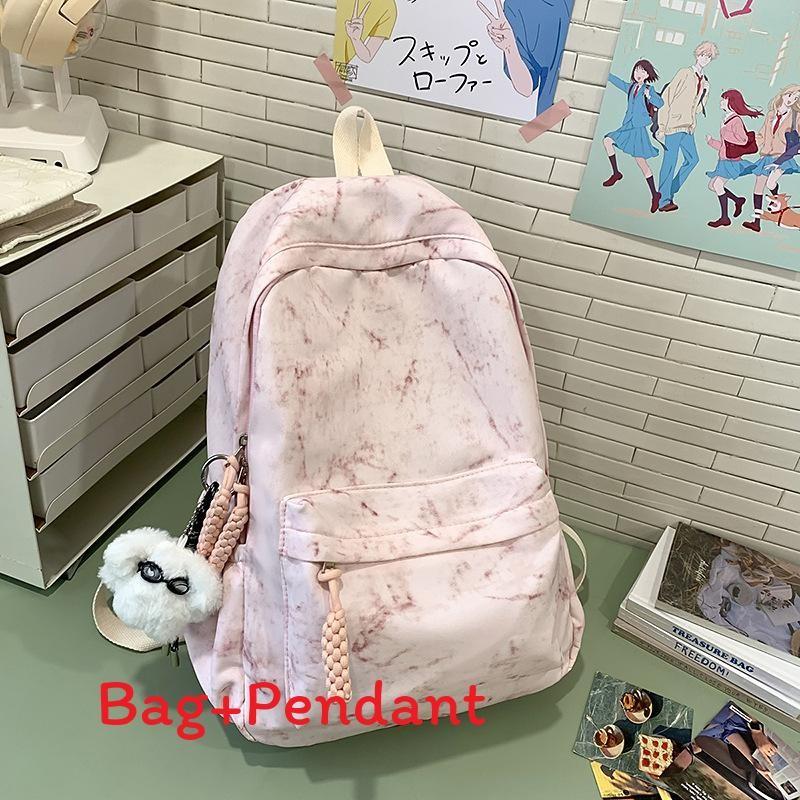 Print Casual Fashion Travel Nylon Backpack With Stitching Detail Teens For