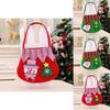 Christmas Party Gift Bags With Mechanical Sewing And Vibrant Red Green Colors