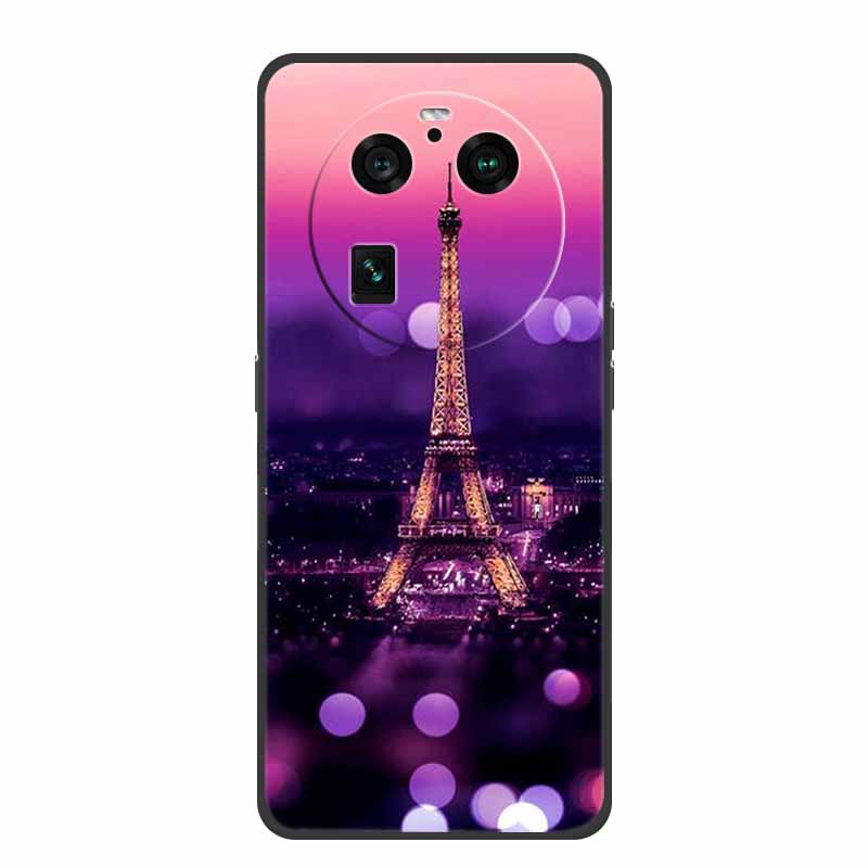 For Oppo Find X6 Pro Case Original Soft Silicone Shockproof Phone Back Cover Cases for Oppo Find X6 Pro 5G Cool Protector Shell