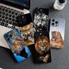 Cover for Motorola Moto Edge 70 60 Fusion NEO Pro G Stylus G56 G96 G52 G04 G05 G85 G84 Casing Phone Case Lion Art Leopard Tiger