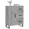VidaXL Buffet Sonoma Grey 69.5x34x90 Cm Engineered Wood 827946