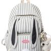 Schoolbag Japanese ins Striped Niche Mini Backpack Female High School Student Junior High School Student Large Capacity Backpack Girl School Bag