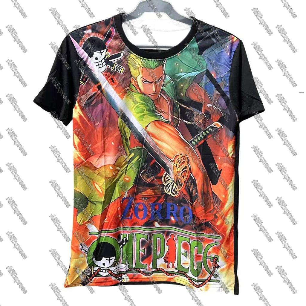 Dětské Anime One Piece Luffy Gear 5 Cosplay Tričko Chlapecké Kreslené Krátký Rukáv Horní Díl pro Děti Letní Módní Oblečení