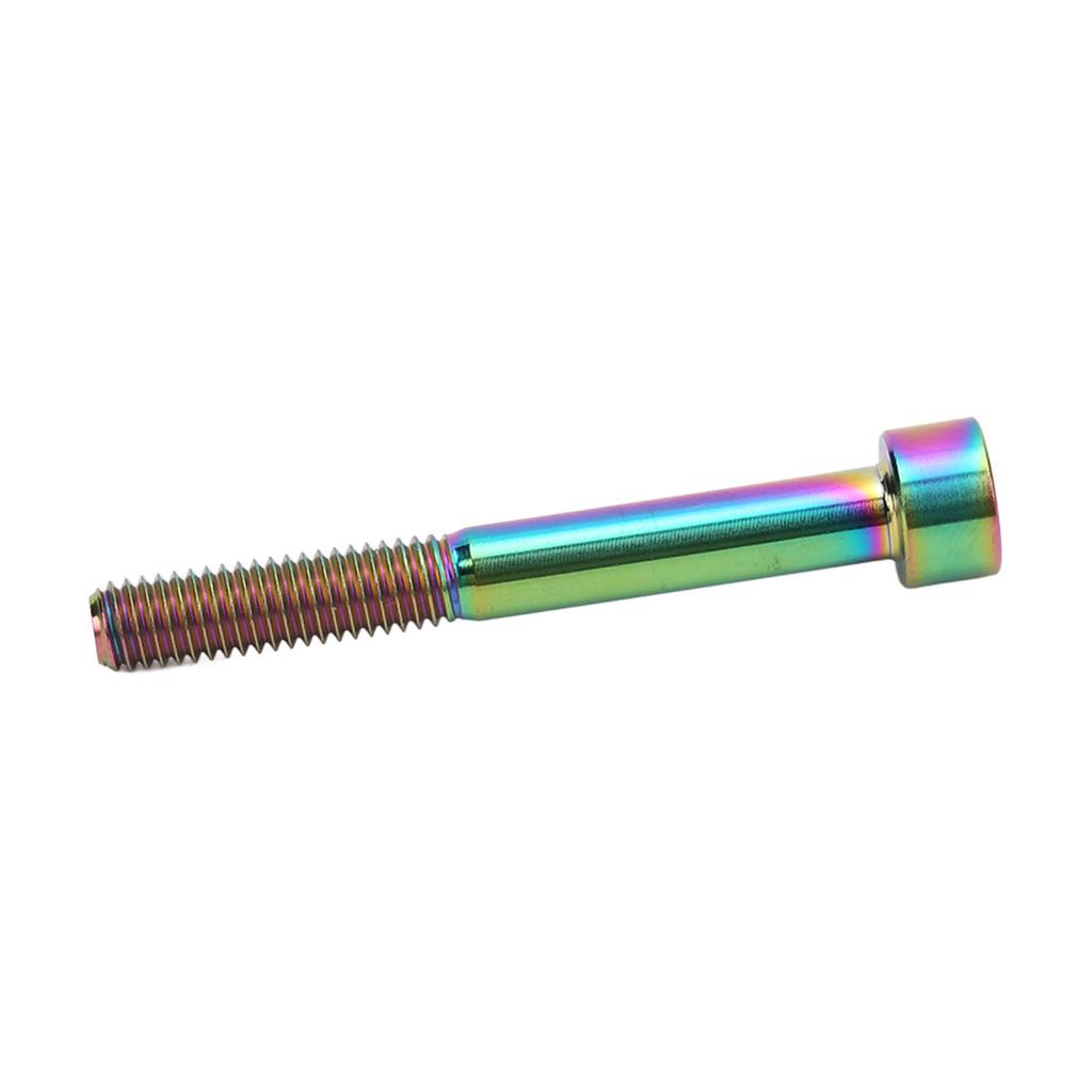 M6x50mm Bike Stem Screw Attractive Titanium Alloy Bicycle Handlebar Stem Screw for Outdoor Colorful