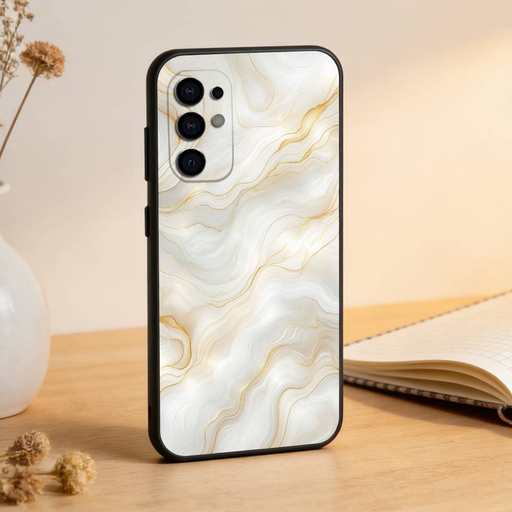 B-Black Gold Marble Art Phone Case For Samsung S25,S24,S21,S22,S23,S30,Ultra,S20,Plus,Fe,Lite,Note,10,Black Cover