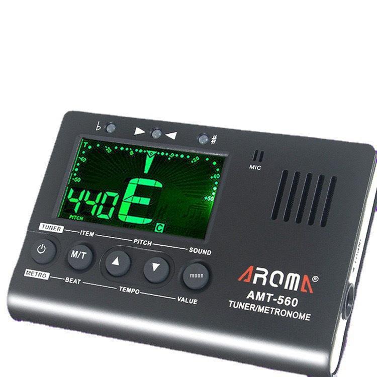 Anoma AMT-560: 3-in-1 Guitar & Chromatic Tuner with Metronome, Battery Operated.