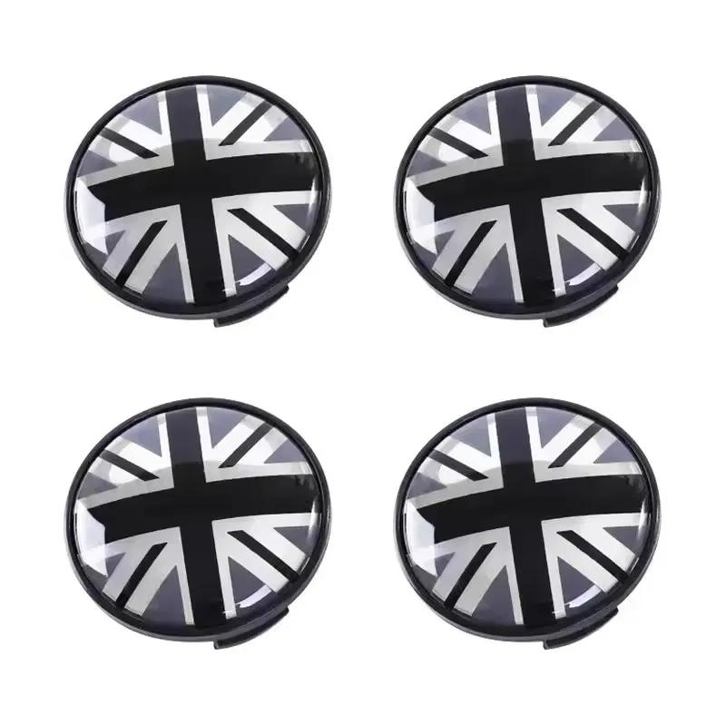 4pcs 54mm 56mm For Mini Cooper One S JCW R53 R55 R56 R57 R60 F55 F56 Car Wheel Center Hub Cap Badge Emblem Sticker
