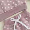 Baby Girls Outfit, Flower Print Long Sleeve Crew Neck Sweatshirt Sweatpants Headband Fall Outfit