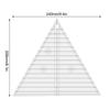 Grids 60 Degree Equilateral Triangle Ruler Quilting Ruler Template Fabric Cutting Ruler Sewing Accessories