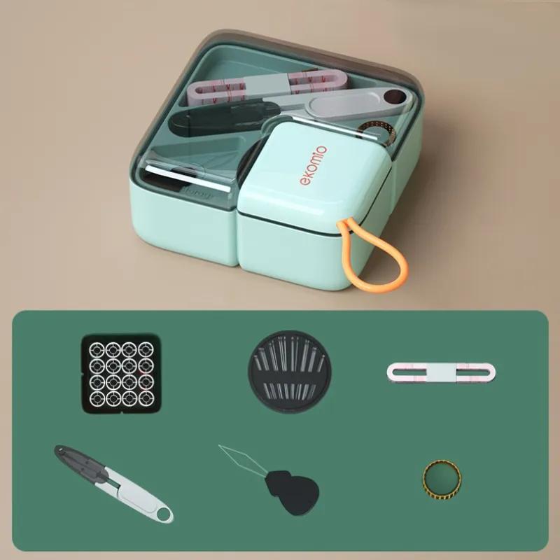 Needle And Thread Box Set Portable Multi Functional High End Hand Sewing Needle Thread Bag Sewing Tools Dormitory Sewing Storage Box YLE488