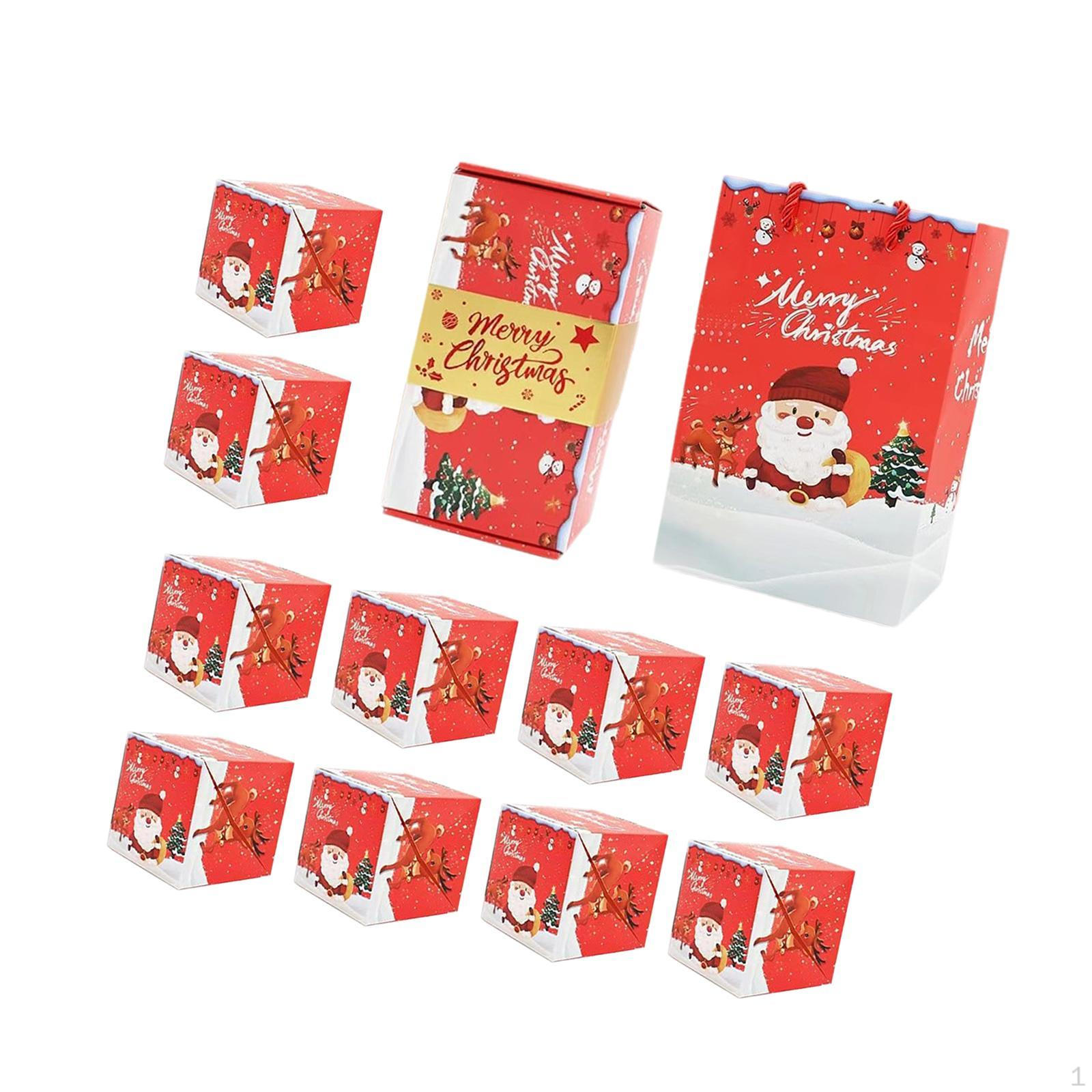 

Рождественские подарочные коробки оптом Crop up Box складные прыгающие для Red 10Pcs Boxes