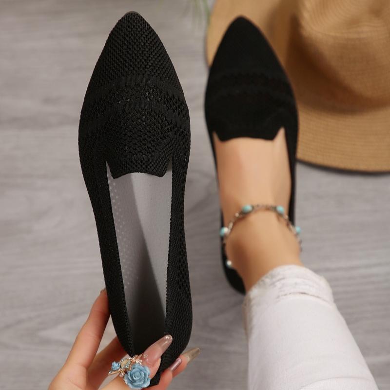 

Новые сетчатые дышащие женские дышащие туфли без застежек на плоской подошве повседневные туфли женские мокасины носки обувь женская обувь Zapatillas Mujer 43 чёрный