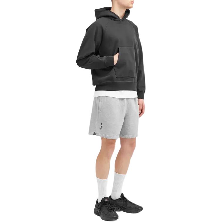 Nike Solid Logo Elastic Waist Five-Point Casual Shorts Unisex shorts Gray FQ0408-063