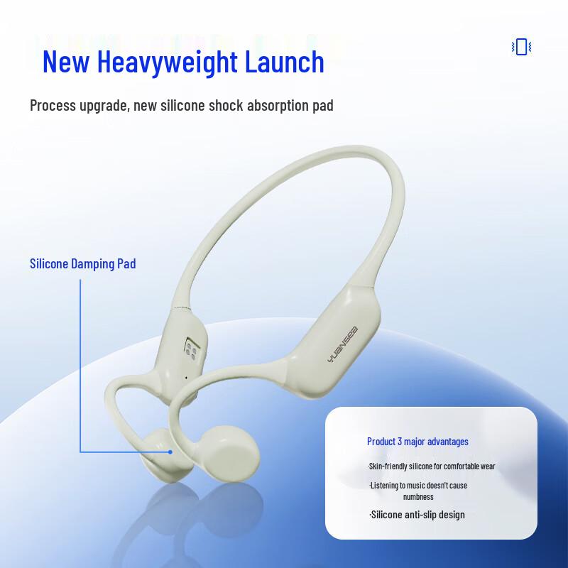 Yuan Shi Bone Conduction Waterproof Bluetooth Sports & Swimming Headphones