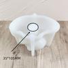 Silicone Flowerpot Mold Crafts Mould Epoxy Resin Concrete Molds Candle Pot Mold