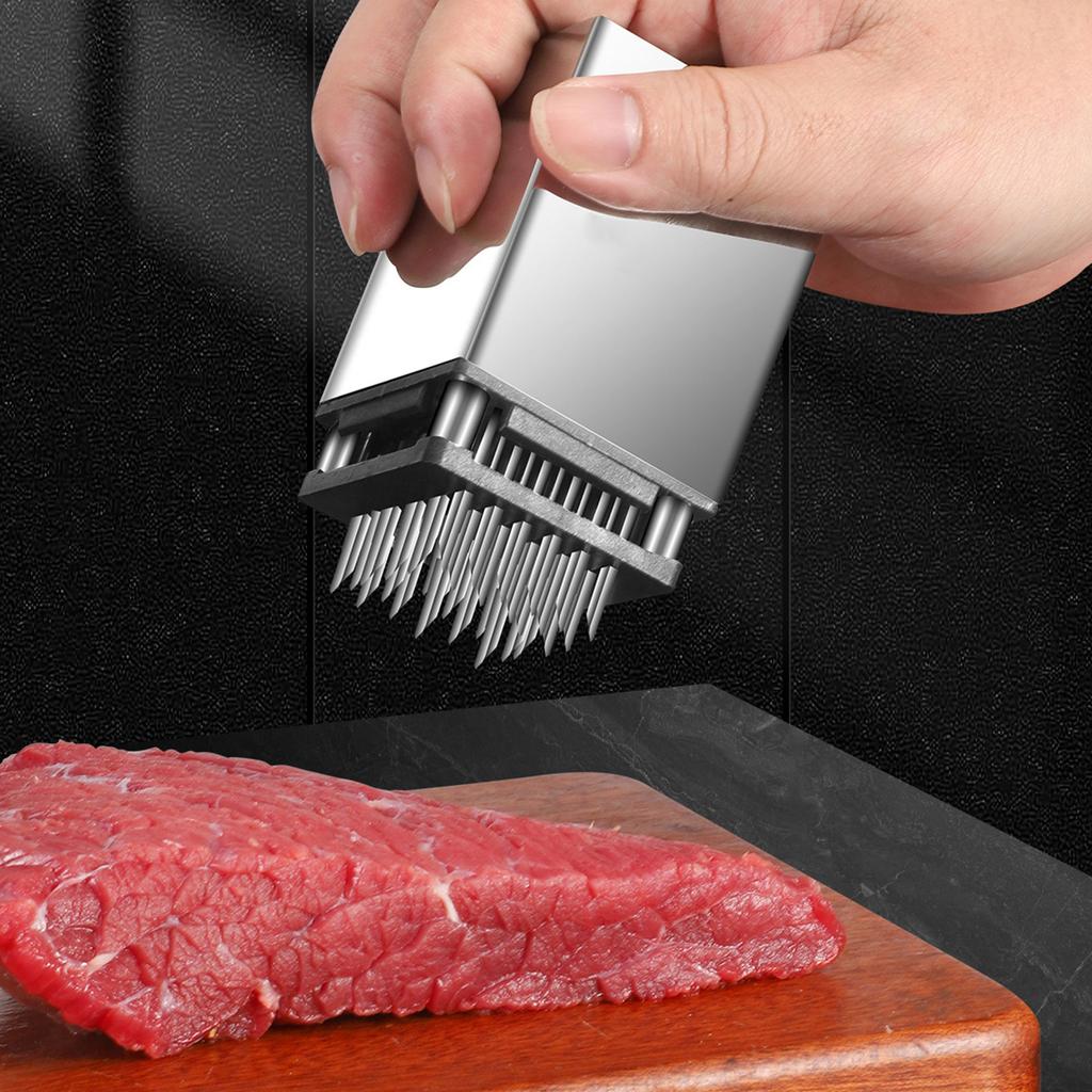 Multifunctional Meats Tenderizer Loose Meat Hammer Double-Sided Checkered Beef Tenderizer Stainless Steel Tools