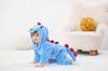 LOLANTA Dinosaur Kigurumi Kids Halloween Costume Baby Romper Overalls for Boys and Girls Blue Size 120