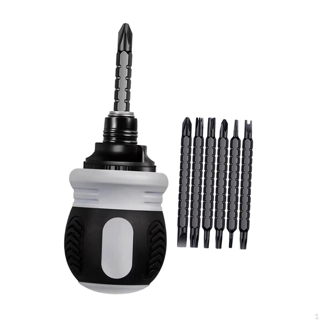 Ratchet Screwdriver Set Repair Tool Kit Switchable Multi Bits Household Tools Portable Gadget