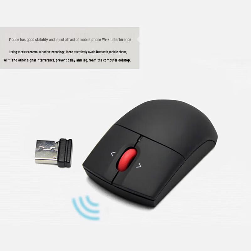 ThinkPad Wireless Mouse with Classic Red Dot